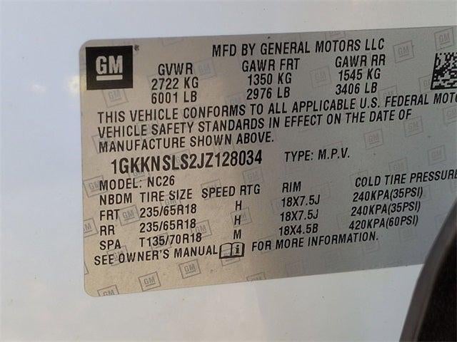 2018 GMC Acadia SLE-2