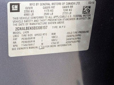 2014 Chevrolet Equinox 1LT