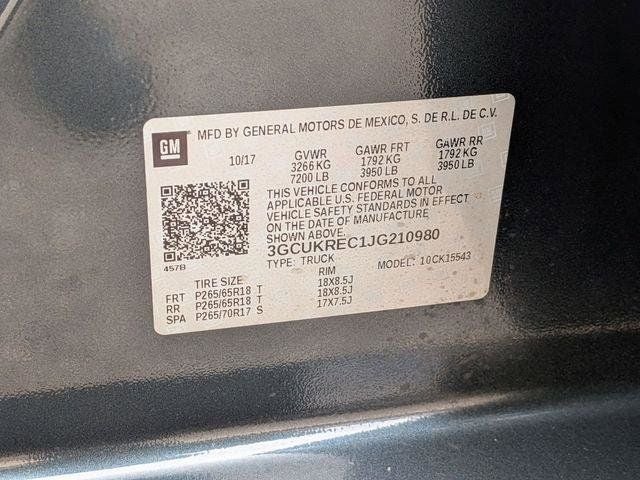 2018 Chevrolet Silverado 1500 2LT
