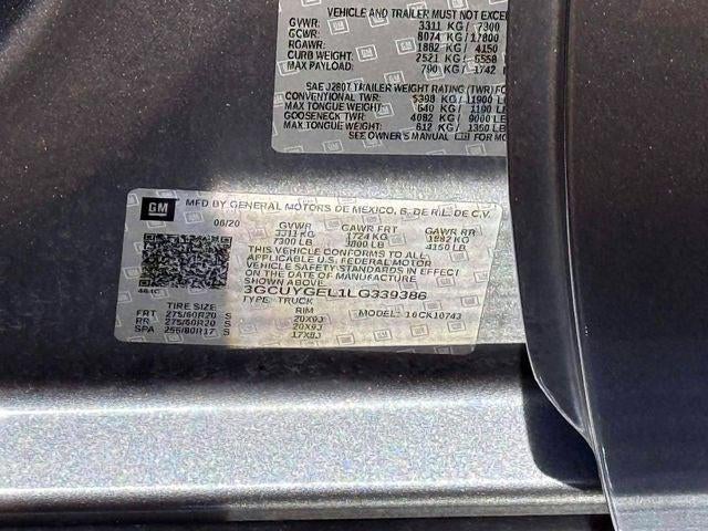 2020 Chevrolet Silverado 1500 4WD Crew Cab Standard Bed LTZ