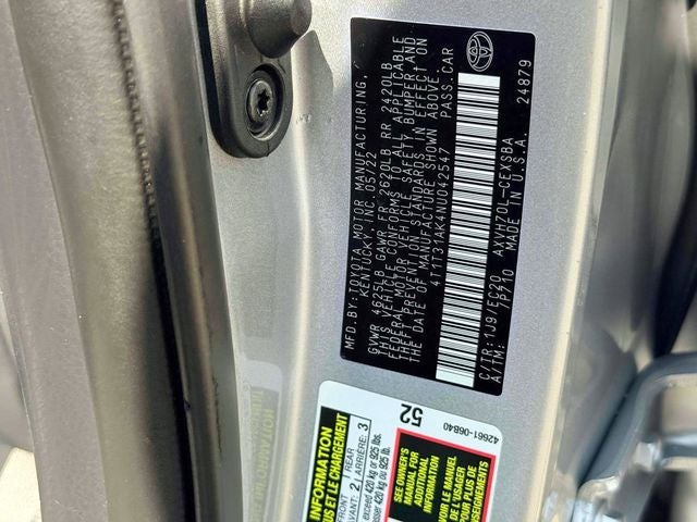 2022 Toyota Camry Nightshade Edition Hybrid