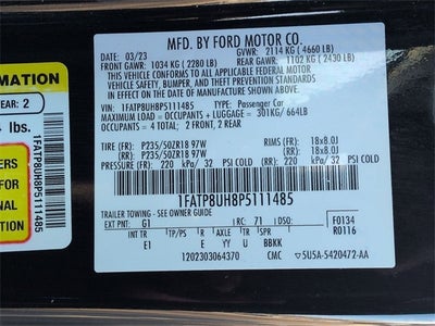 2023 Ford Mustang EcoBoost Premium