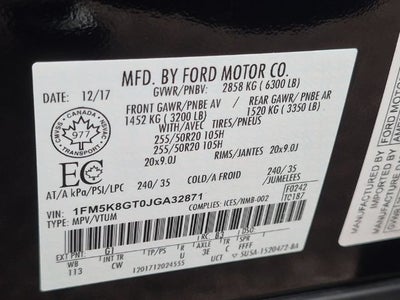 2018 Ford Explorer Sport