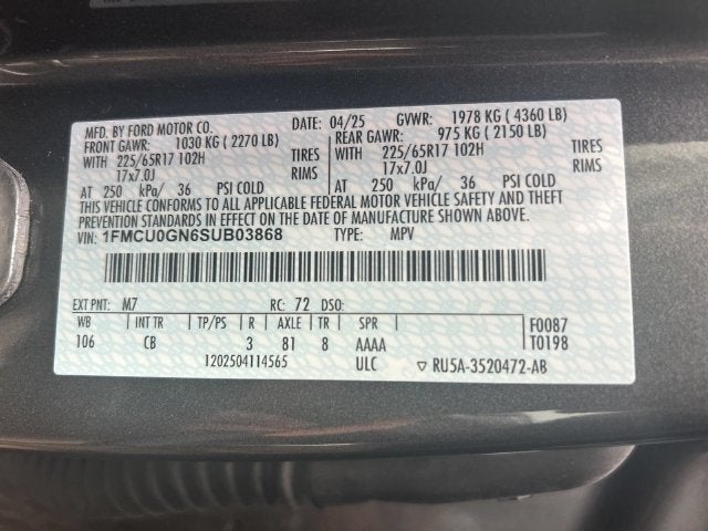2025 Ford Escape Active