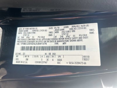 2018 Ford Escape SEL