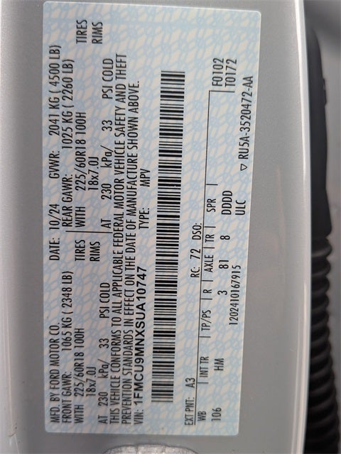 2025 Ford Escape ST-Line