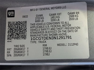 2022 Chevrolet Colorado Z71