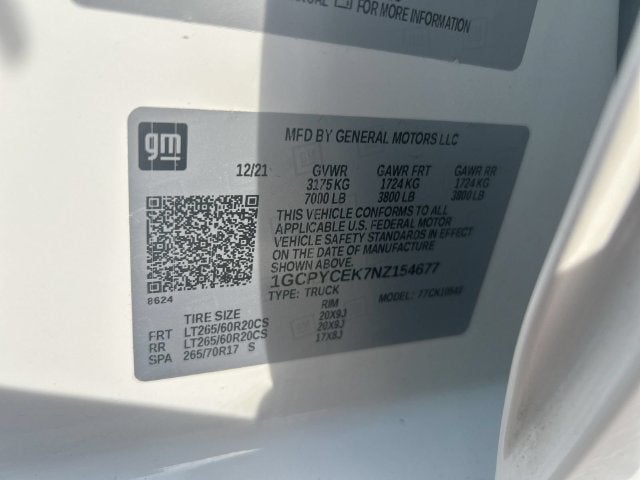 2022 Chevrolet Silverado 1500 LTD Custom Trail Boss