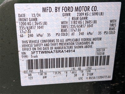 2025 Ford Maverick Tremor