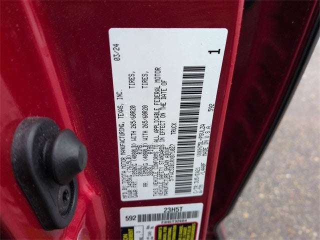 2024 Toyota Tundra Hybrid Limited One owner