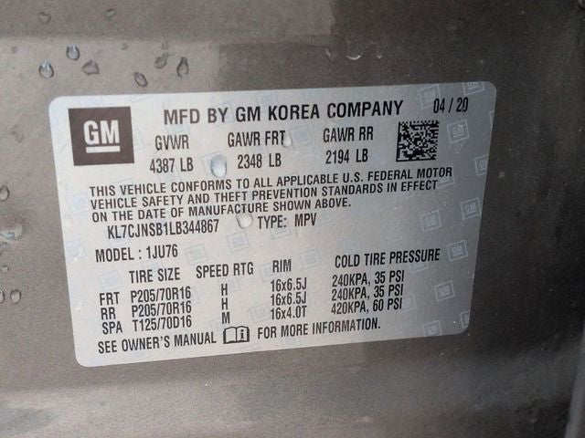 2020 Chevrolet Trax LS