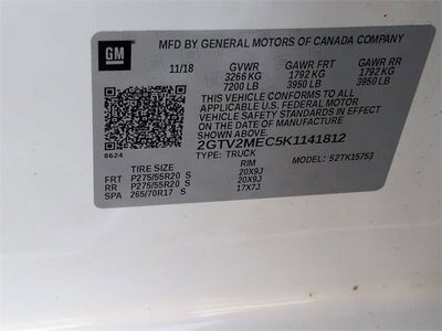 2019 GMC Sierra 1500 Limited SLE