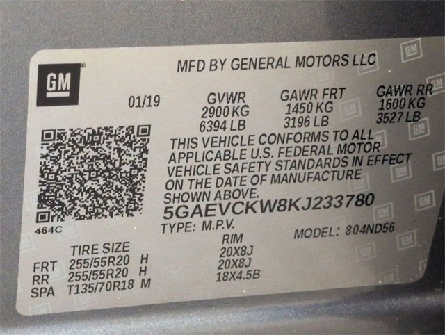 2019 Buick Enclave Avenir