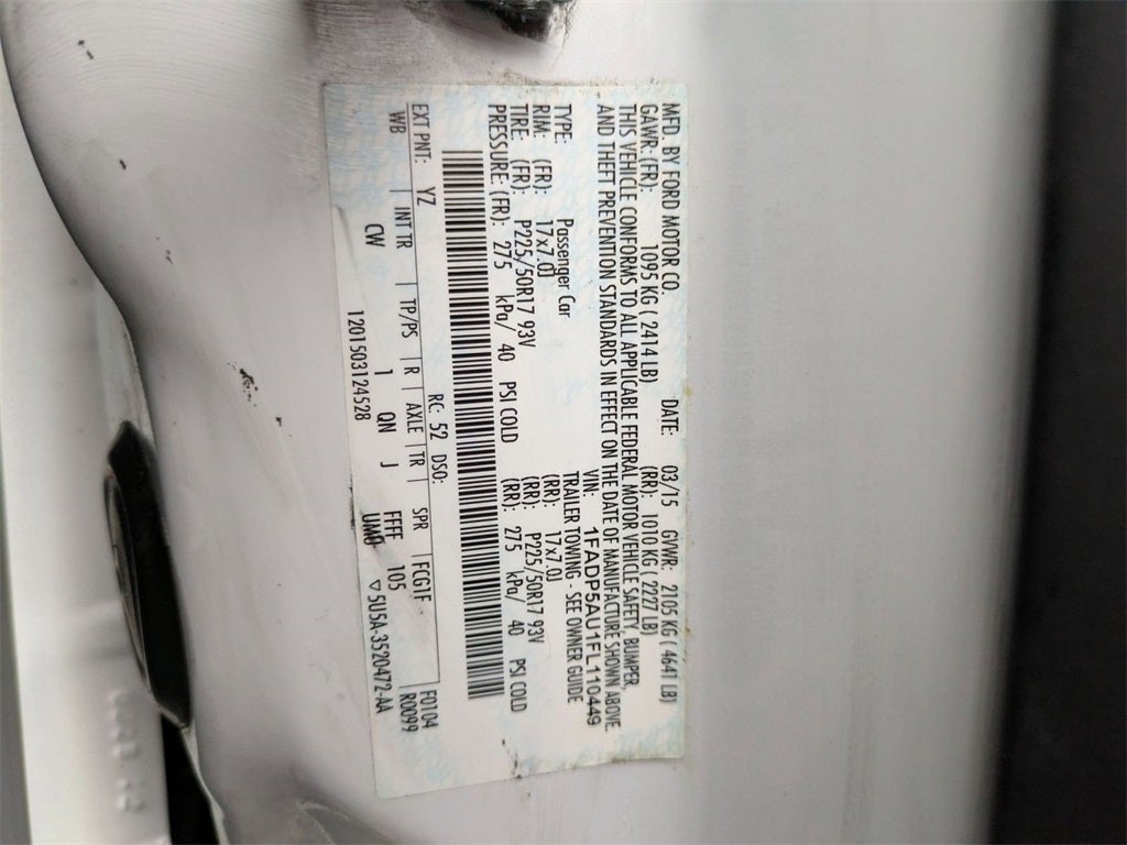 2015 Ford C-Max Hybrid SE