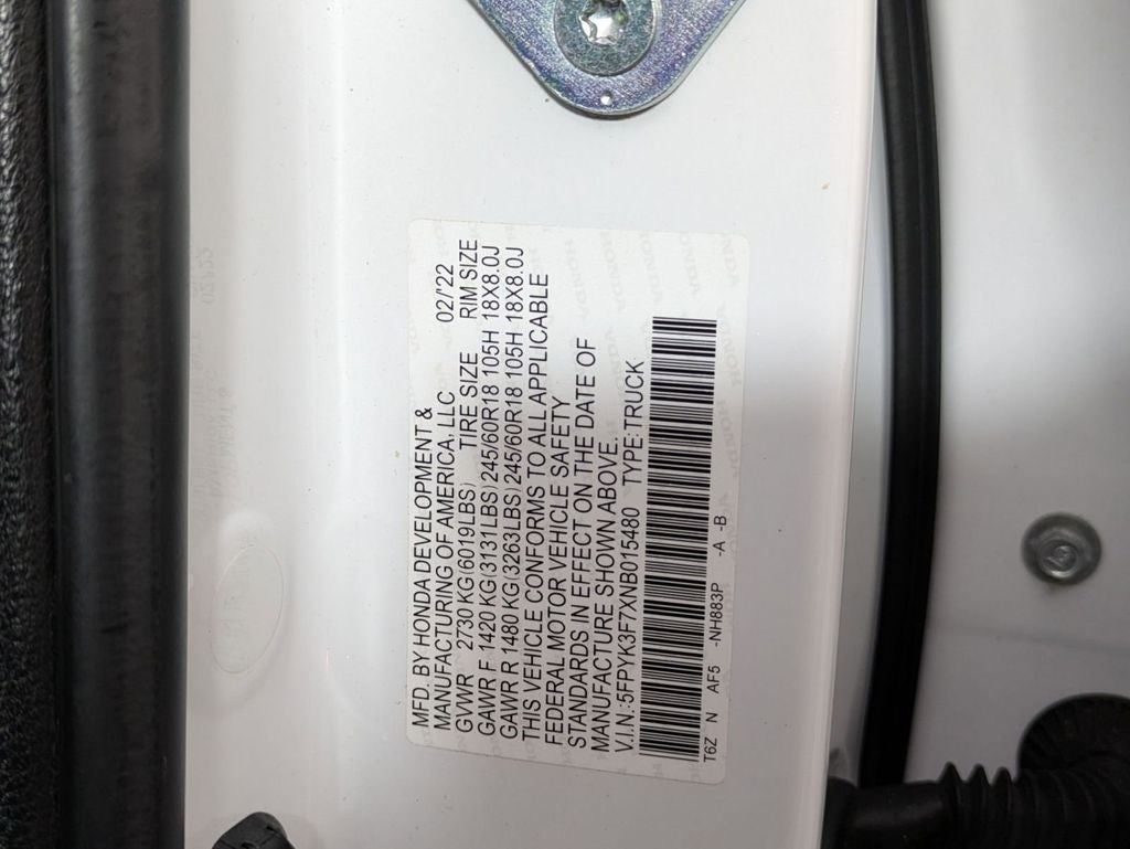 2022 Honda Ridgeline RTL-E