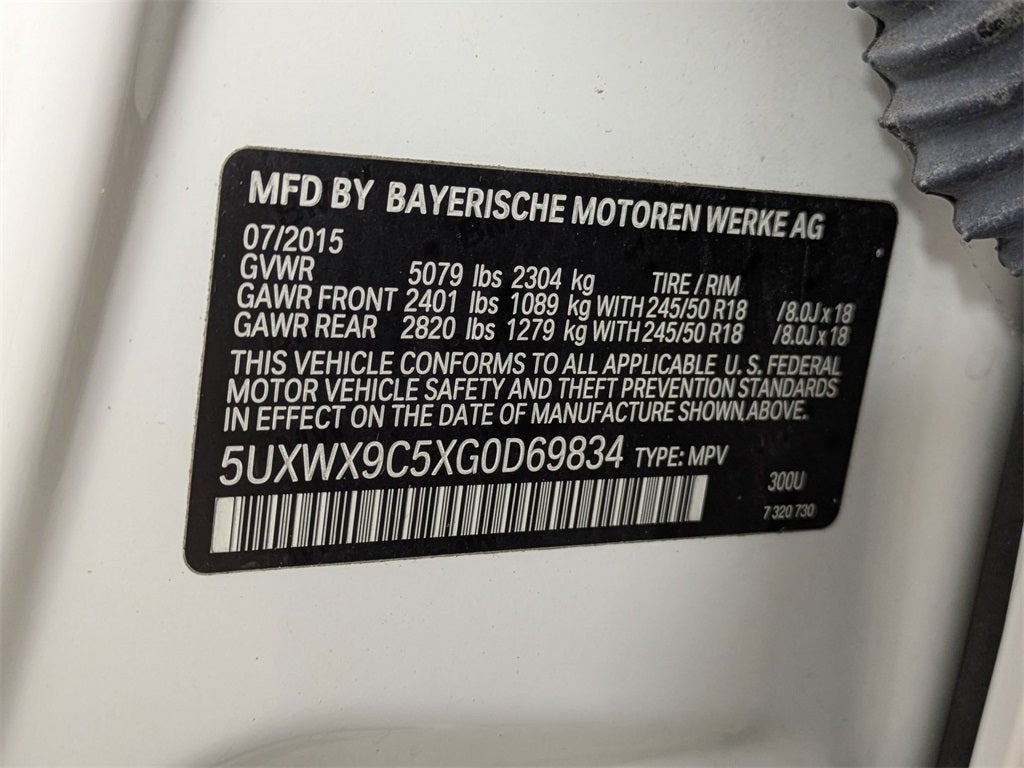 2016 BMW X3 xDrive28i