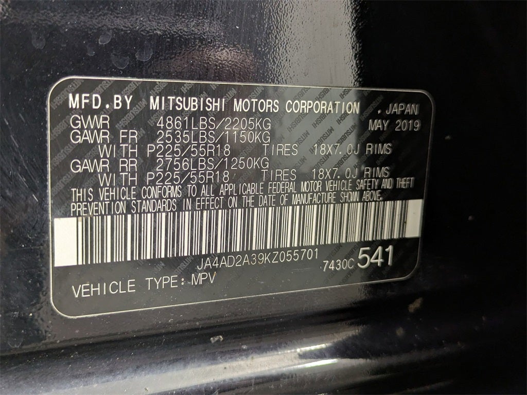 2019 Mitsubishi Outlander ES