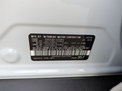 2025 Mitsubishi Outlander Sport 2.0 Trail Edition