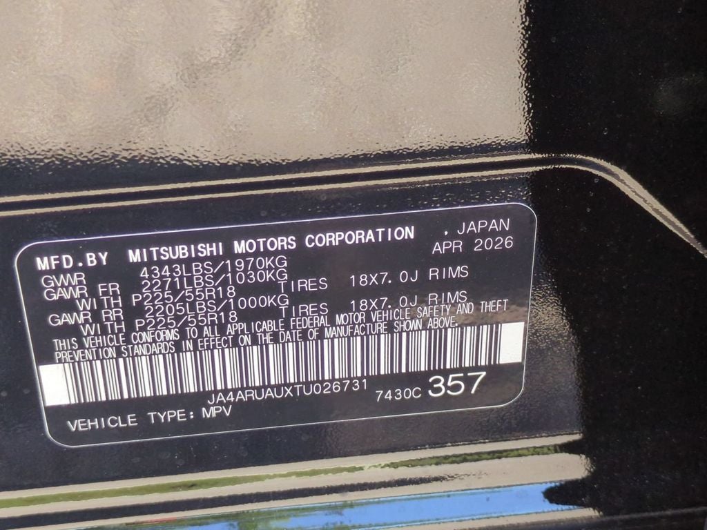 2026 Mitsubishi Outlander Sport 2.0 ES