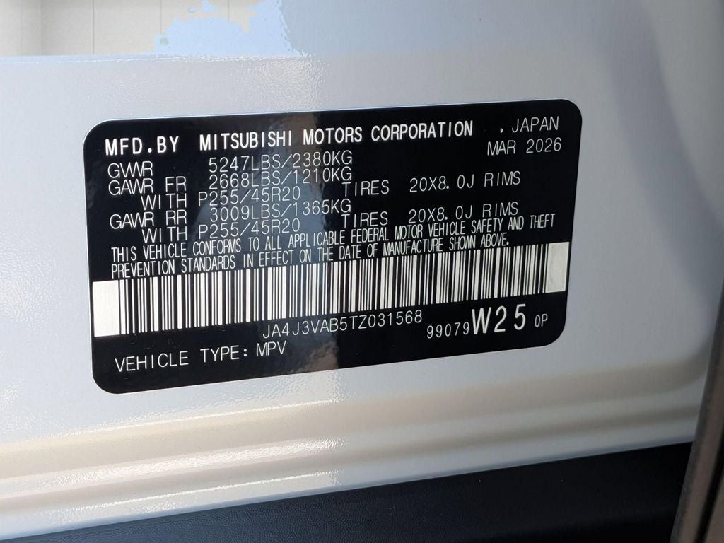 2026 Mitsubishi Outlander LE