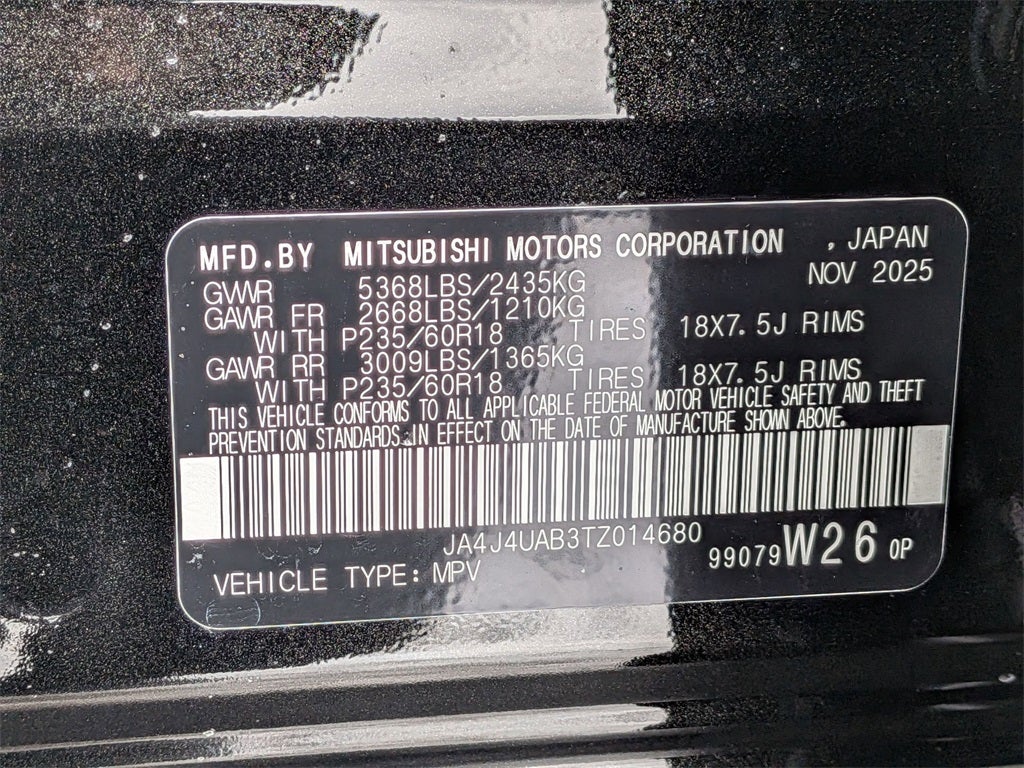 2026 Mitsubishi Outlander ES