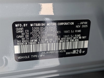 2026 Mitsubishi Outlander Trail Edition