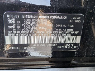 2026 Mitsubishi Outlander LE