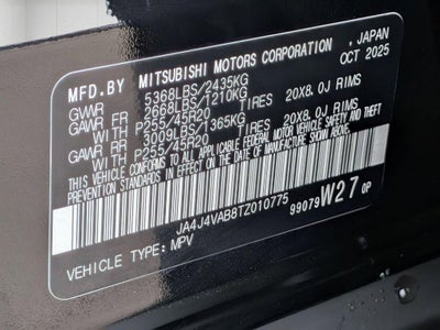 2026 Mitsubishi Outlander SE