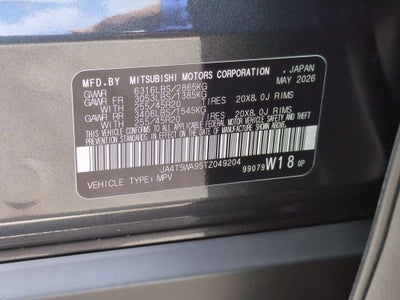 2026 Mitsubishi Outlander PHEV SEL BLACK EDITION