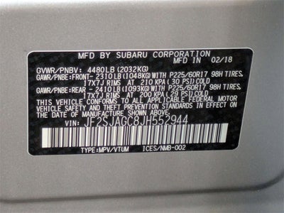 2018 Subaru Forester 2.5i Premium