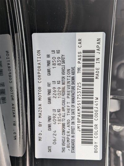 2025 Mazda Mazda3 2.5 S Select Sport