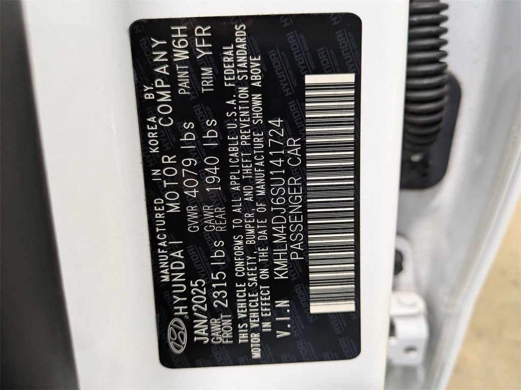 2025 Hyundai Elantra Hybrid Blue