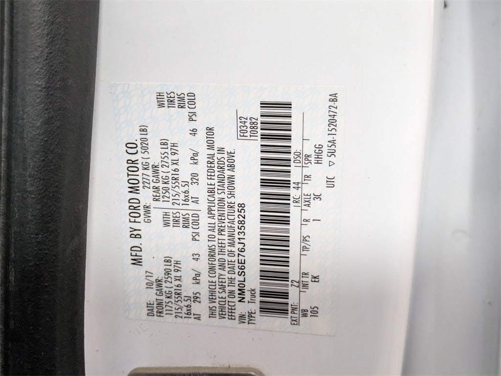 2018 Ford Transit Connect XL