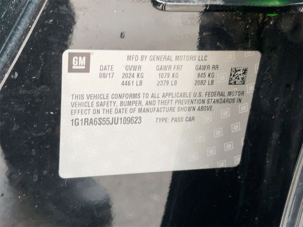 2018 Chevrolet Volt LT