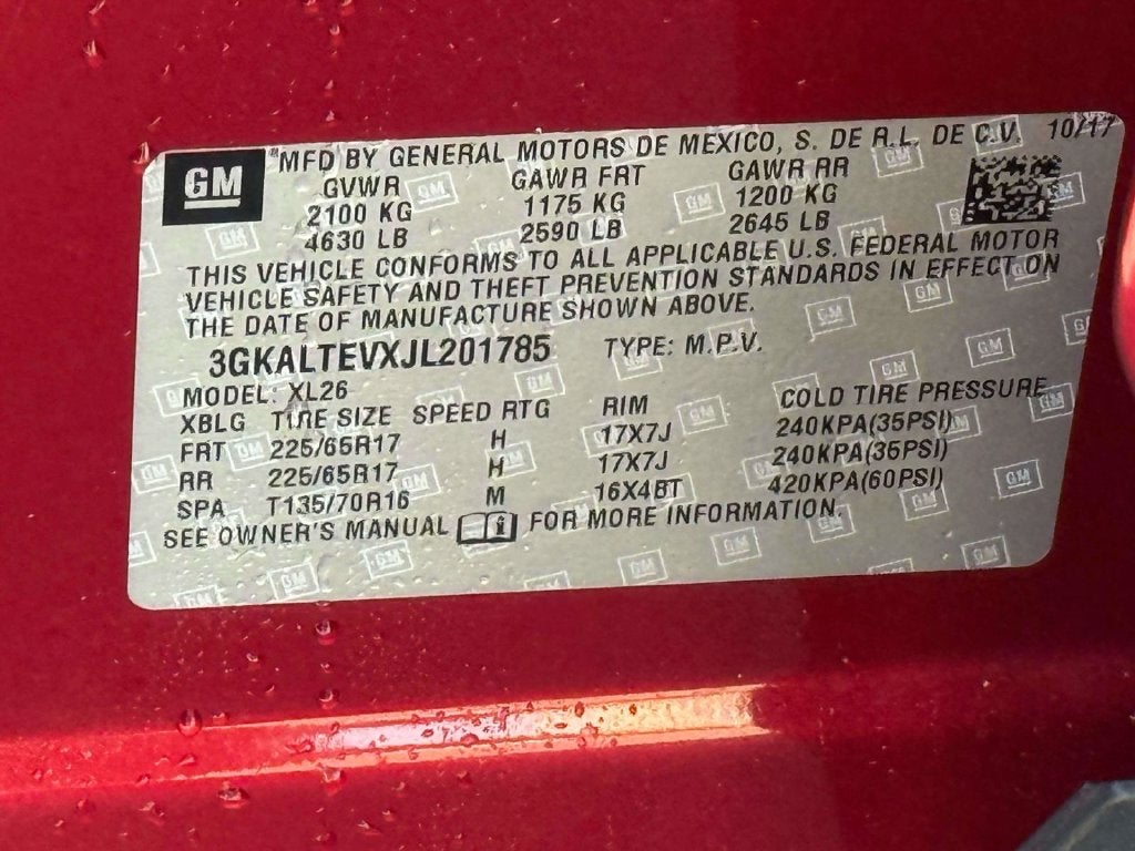 2018 GMC Terrain SLE