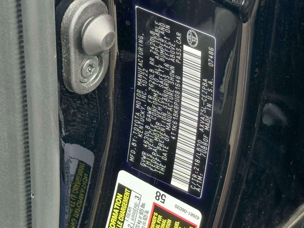 2023 Toyota Camry XSE