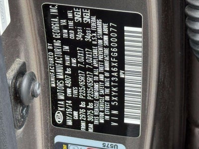2015 Kia Sorento LX