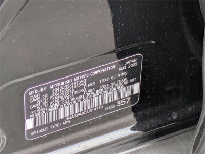 2025 Mitsubishi Outlander Sport 2.0 SE