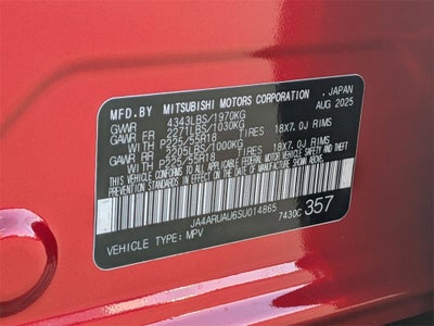 2025 Mitsubishi Outlander Sport 2.0 LE