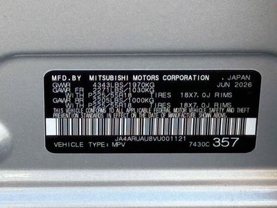 2027 Mitsubishi Outlander Sport 2.0 ES