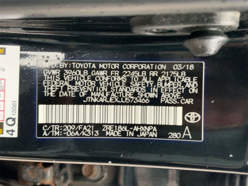 2018 Toyota Corolla iM Base