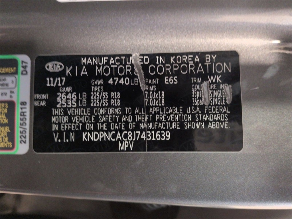 2018 Kia Sportage EX