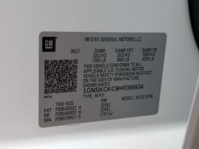 2017 Chevrolet Tahoe Premier