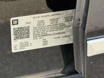 2018 Cadillac XT5 Base