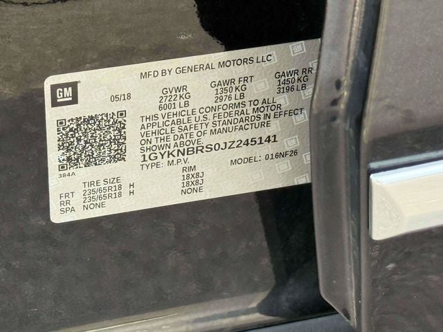 2018 Cadillac XT5 Base