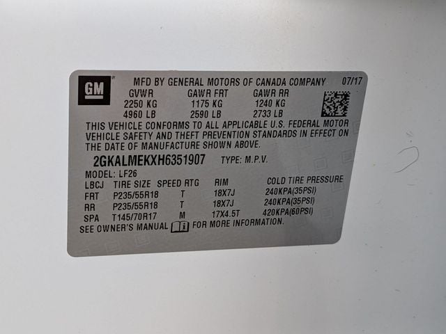 2017 GMC Terrain SLE-1
