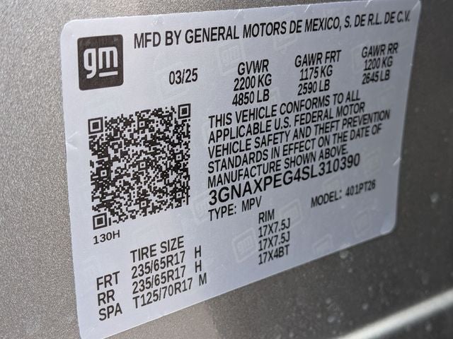 2025 Chevrolet Equinox LT