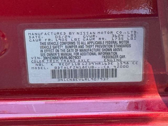 2024 Nissan Versa 1.6 SV