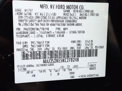 2019 Ford EcoSport Titanium